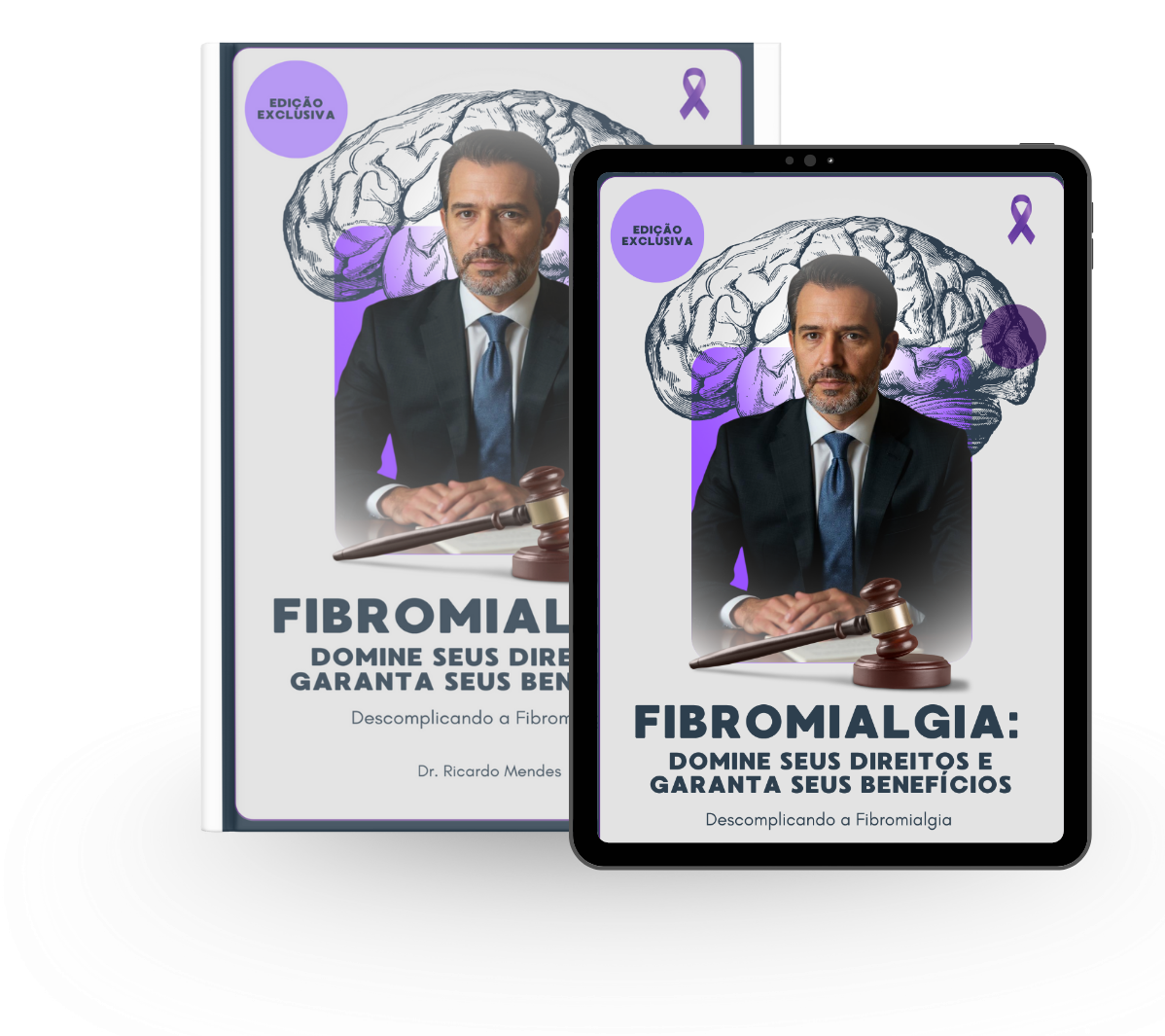 Capa do E-book Fibromialgia: Domine Seus Direitos e Garanta Seus Benefícios - Dr. Ricardo Mendes
